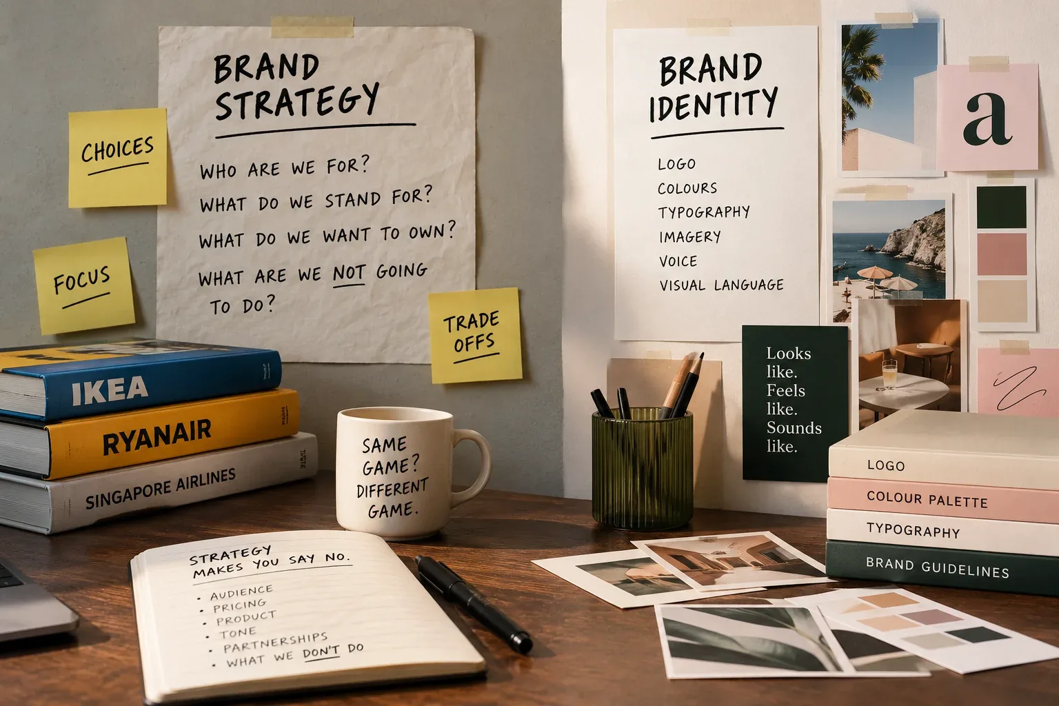 Brand Strategy vs Brand Identity: Your Logo and Font Type Is Not a Strategy
